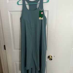 HALARA Sage Green High-Low Racerback Dress